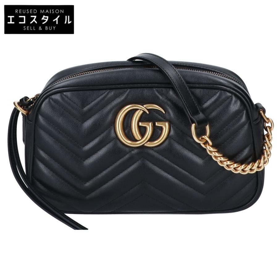 GUCCI（グッチ） 新品同様 447632 GGマーモント キルティング スモール