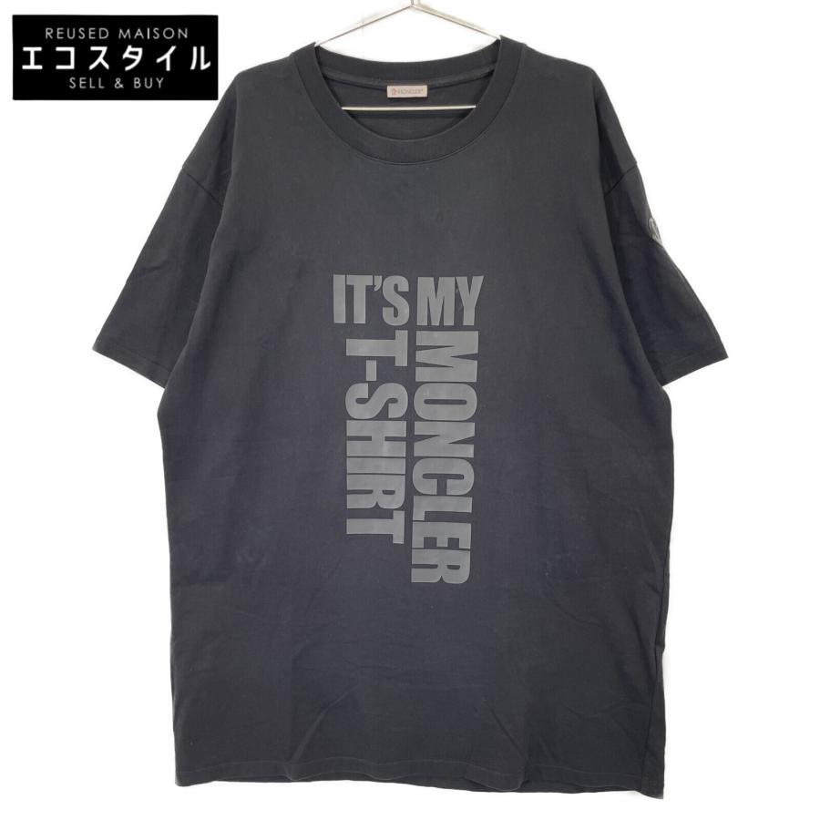 MONCLER モンクレール ブラック 20年製 MAGLIA GIROCOLLO ロゴ Tシャツ  