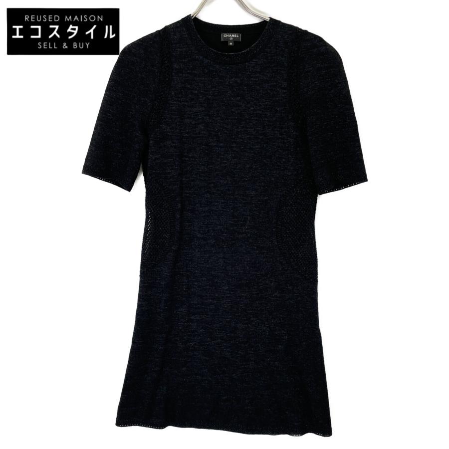 CHANEL（シャネル） ブラック A21 P57789K07577 メッシュコンビ 半袖