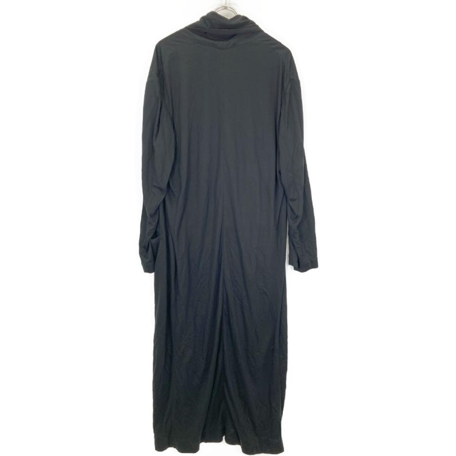 ヨウジヤマモトプールオム 18SS HW-C04-202 ブラック W-裁チ出シストールコート 1 Yohji Yamamoto POUR HOMME ヨウジヤマモトプールオム 18SS HW-C04-202