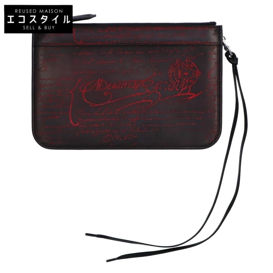 新品同様/24年 BERLUTI ベルルッティ カリグラフィ テソロ クラッチ 