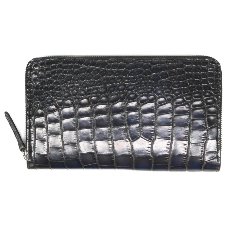 新品同様 BERLUTI ベルルッティ 24年 アリゲーターレザー ラウンド