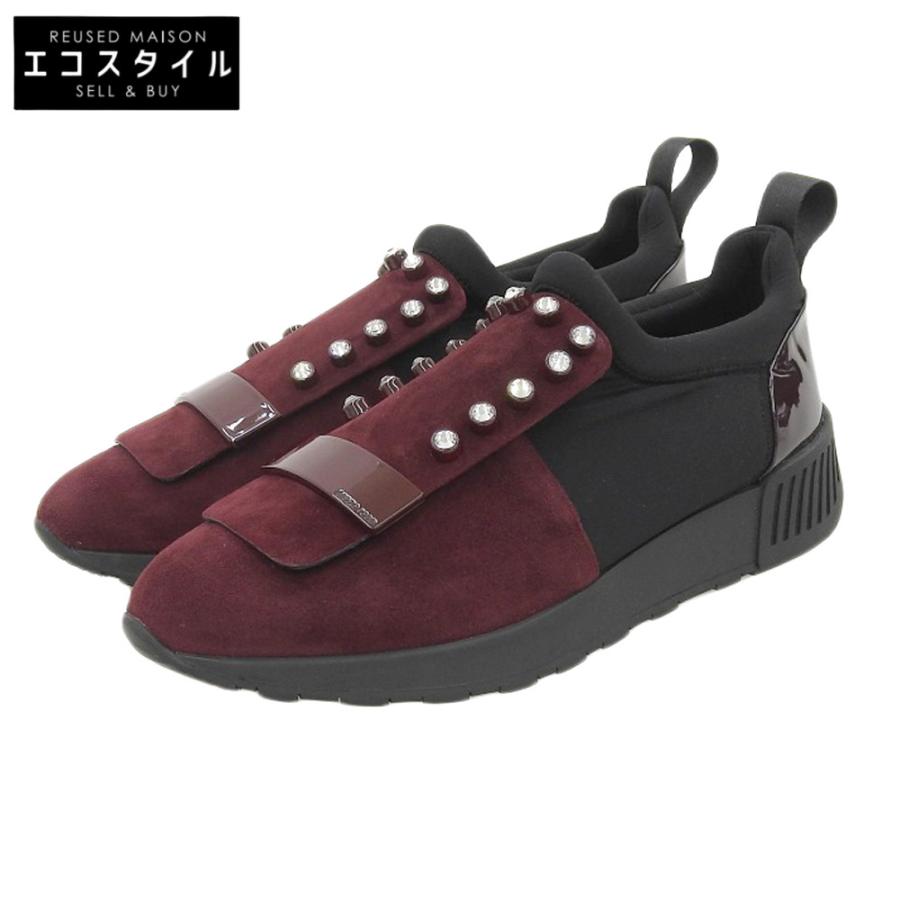 セルジオロッシ　sr1バレエシューズボルドー 35.5 スクエアトゥが今ほしい！【セルジオ ロッシ】の「バレエ