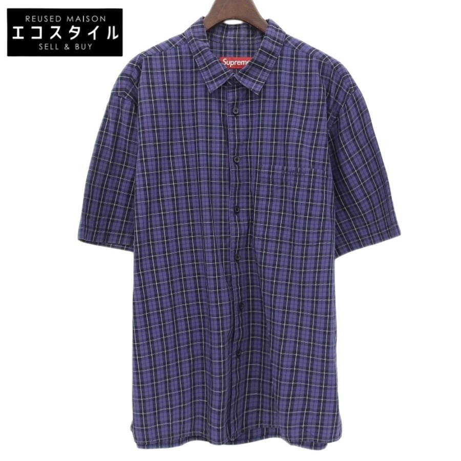 Supreme（シュプリーム） 美品 Loose Fit Mini Plaid S/S Shirt シャツ