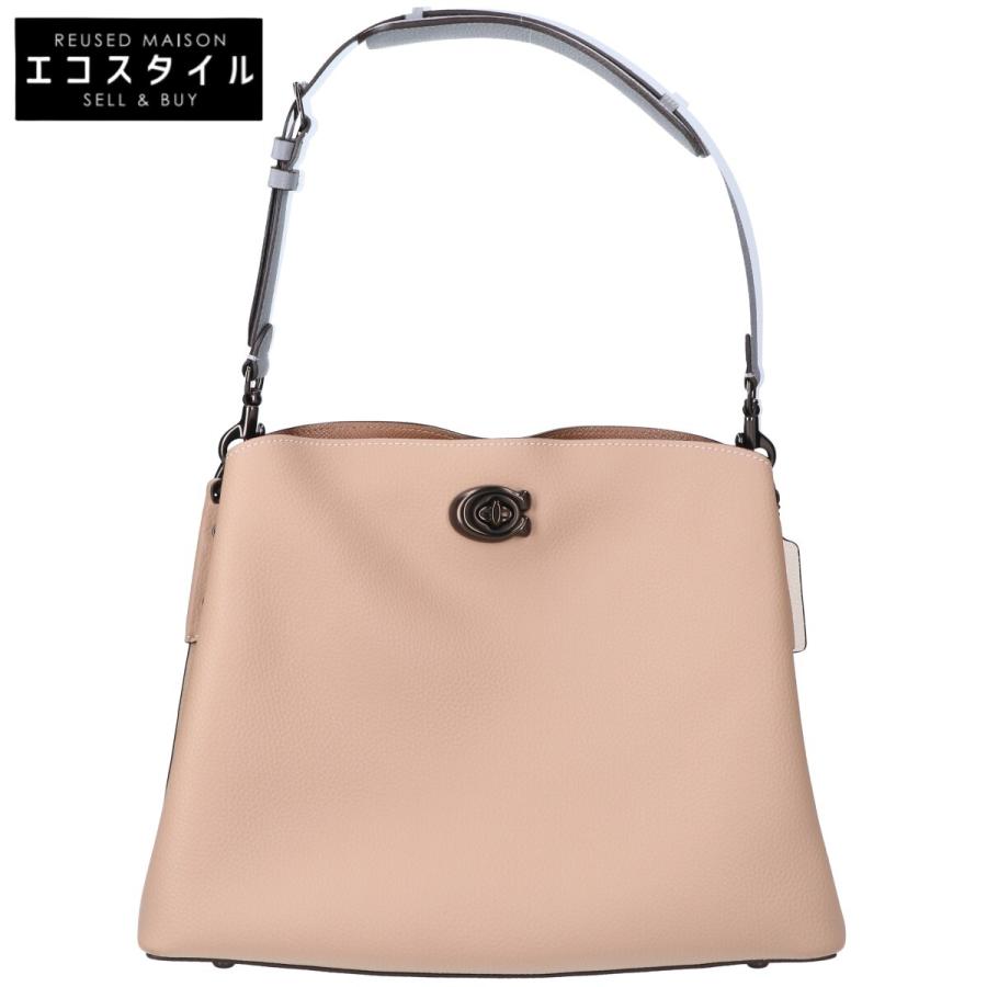 COACH 美品 コーチ C2590 ウィロウ ショルダー バッグ カラーブロック  