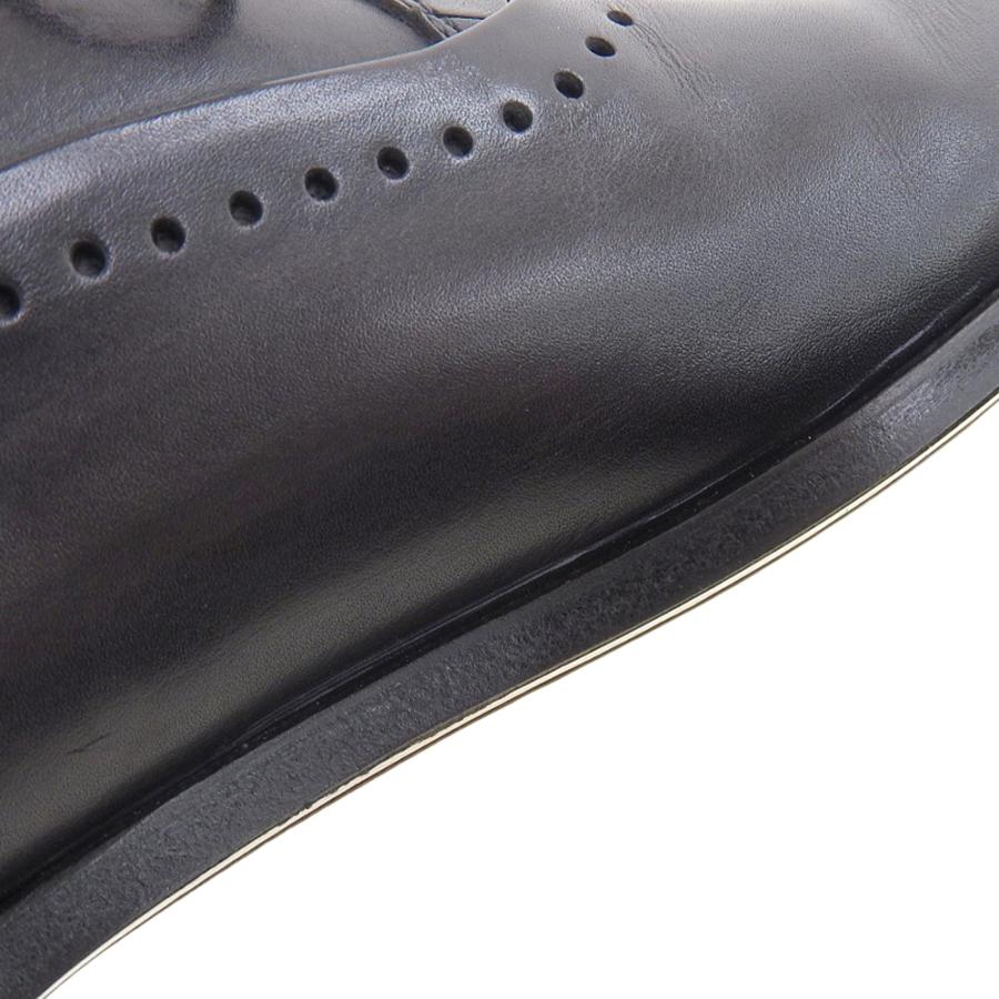 新品同様 MAGNANNI マグナーニ 17579 型押しレザー コンビ ストレート