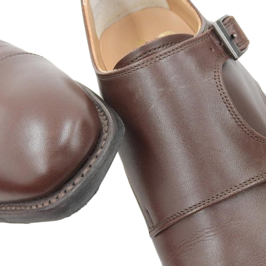 スコッチグレイン（SCOTCH GRAIN） 美品 カーフ ダブルモンク シューズ