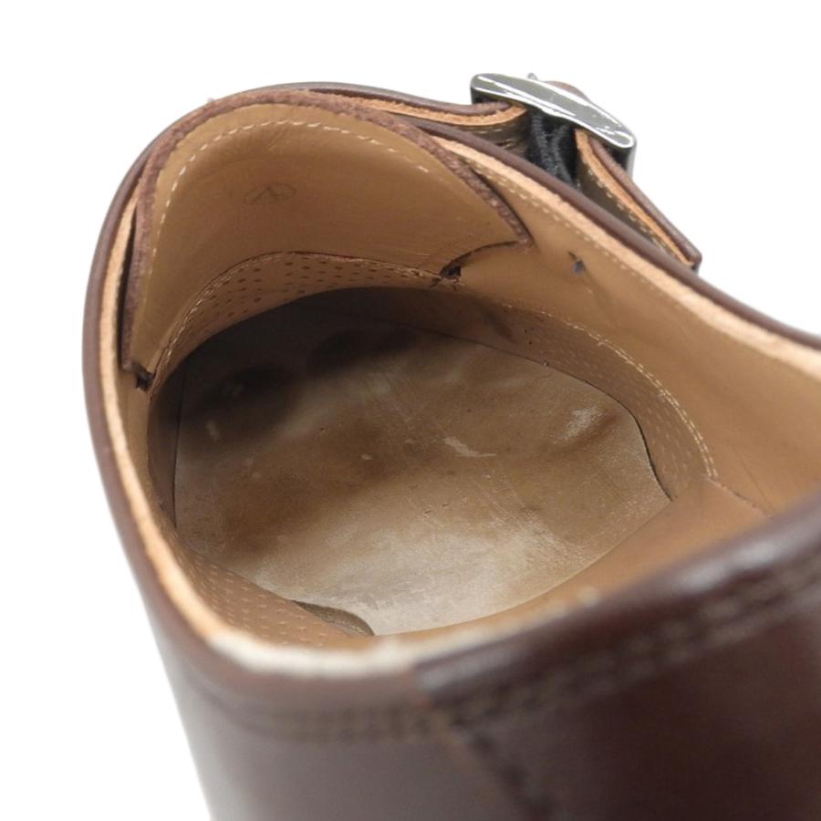 スコッチグレイン（SCOTCH GRAIN） 美品 カーフ ダブルモンク シューズ