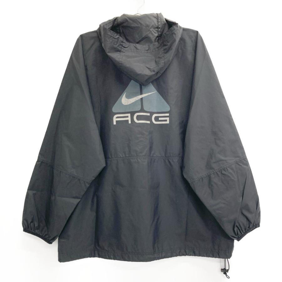 NIKE（ナイキ） 【ACG】ブラック U7FHS ロゴ アノラックパーカー