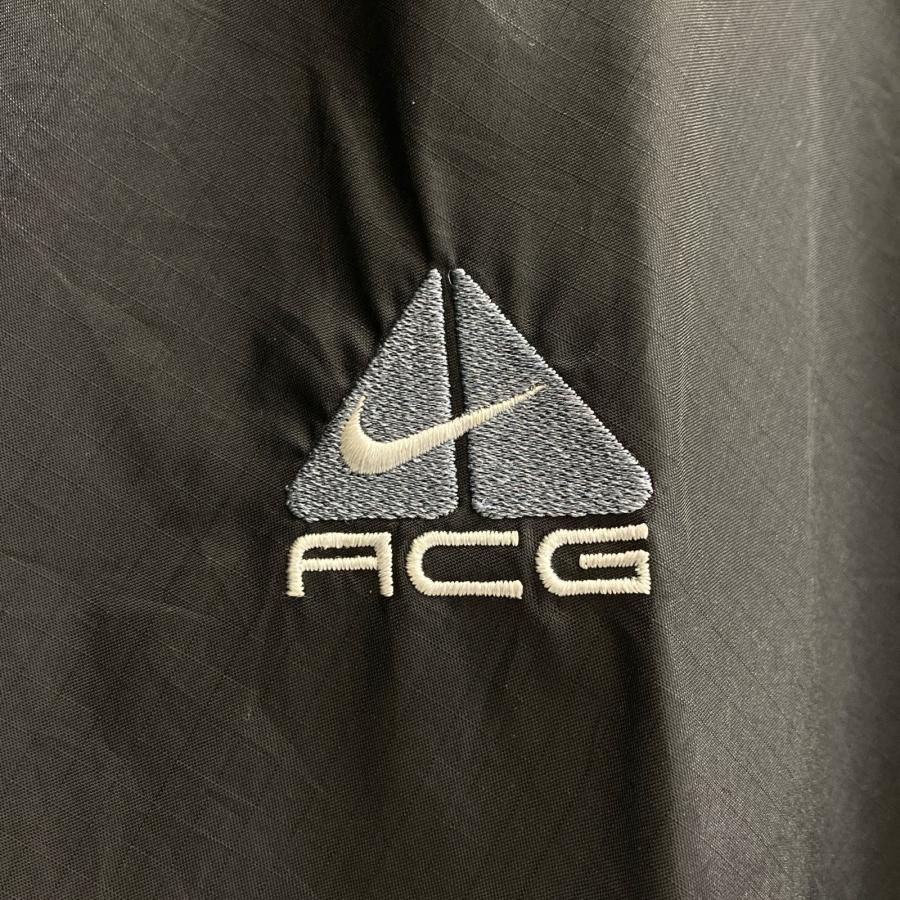 NIKE（ナイキ） 【ACG】ブラック U7FHS ロゴ アノラックパーカー