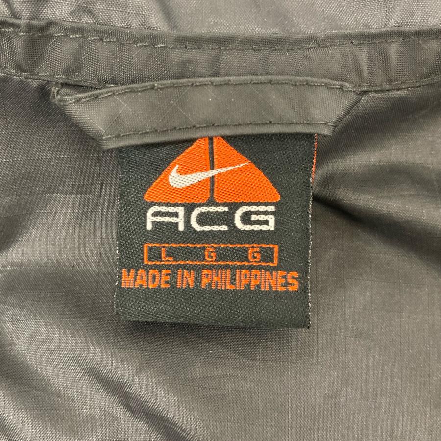 NIKE（ナイキ） 【ACG】ブラック U7FHS ロゴ アノラックパーカー