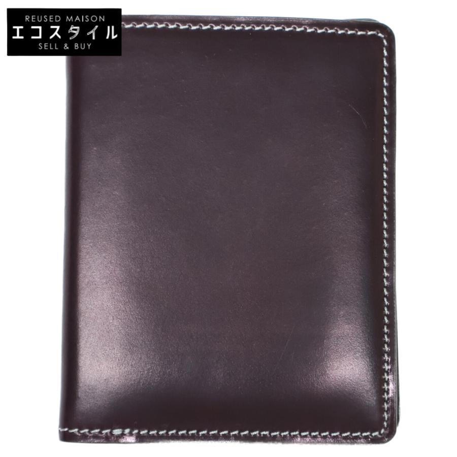 【激レア】ココマイスター シェルコードバン オベロン 二つ折り財布 ブラック 激レア】ココマイスター シェルコードバン オベロン 二つ折り財布 ブラック