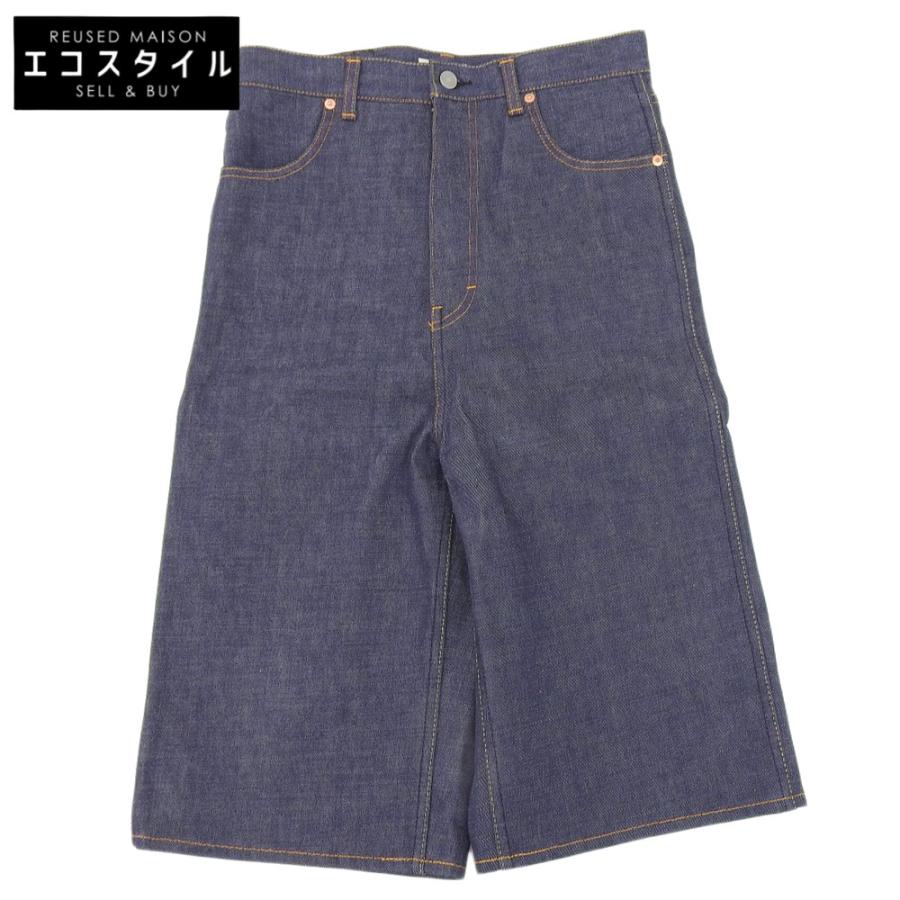 美品 BLAMINK ブラミンク リジットデニム バミューダパンツ ボトムス