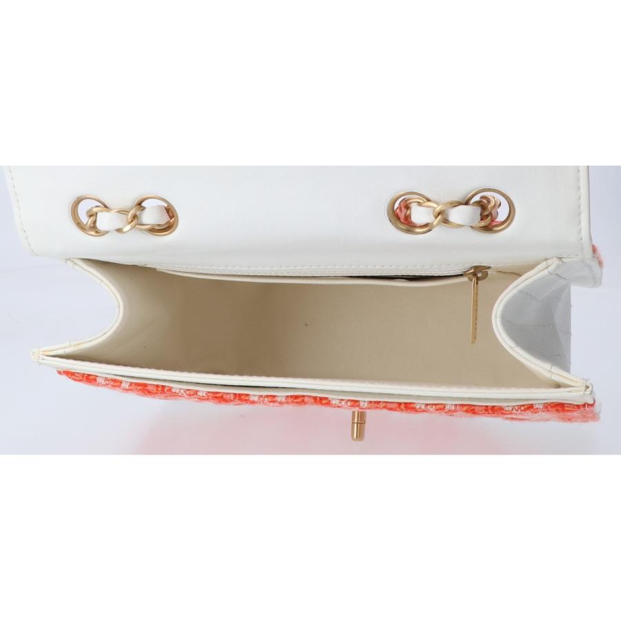 シャネル 6番台 クラシックフラップ ツイード切替 ダブルチェーン CHANEL（シャネル） 6番台 クラシックフラップ ツイード切替 ダブル