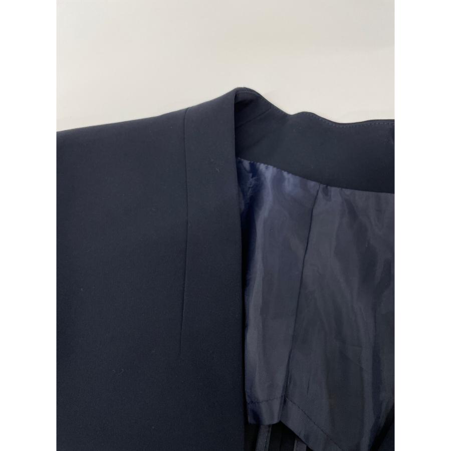 THE SUIT COMPANY スーツカンパニー ネイビー Vカラー ウォッシャブル