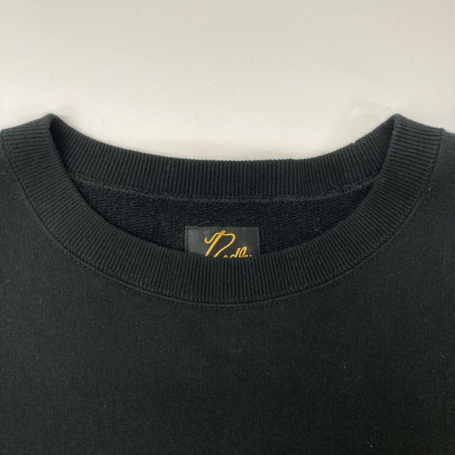 needles ニードルズ 22AW STUDIOUS別注 ブラック LQ377 クルー needles ニードルズ 22AW STUDIOUS別注 ブラック LQ377 クルー