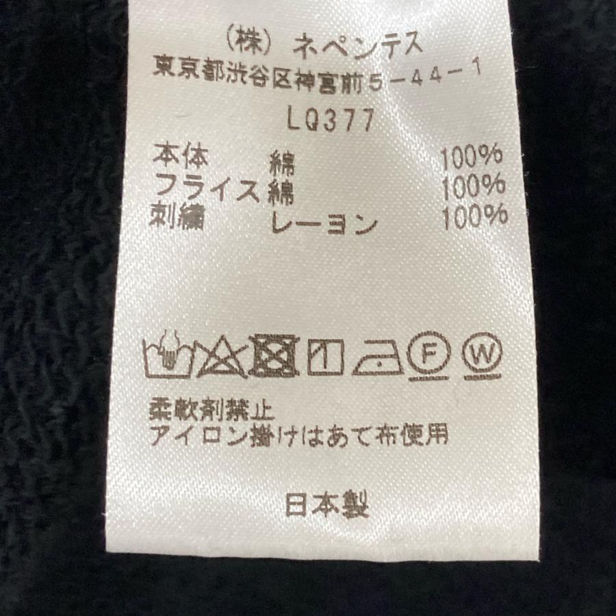 needles ニードルズ 22AW STUDIOUS別注 ブラック LQ377 クルー