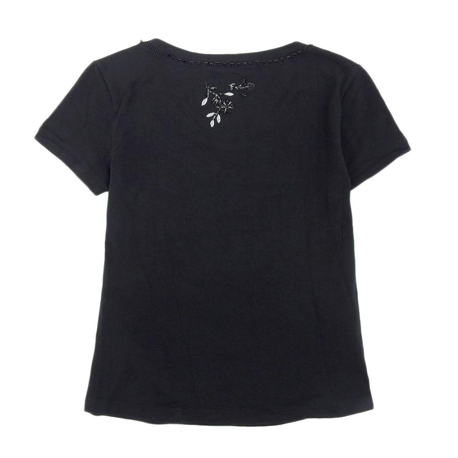 CHRISTIAN DIOR クリスチャンディオール ロゴ×ビーズ Tシャツ トップス