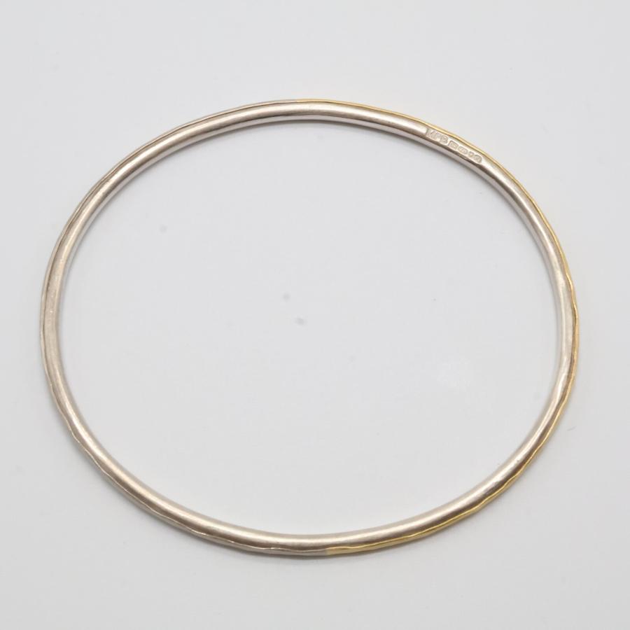 MALCOLM BETTS マルコムベッツ 925xK22 ハンマリング バングル