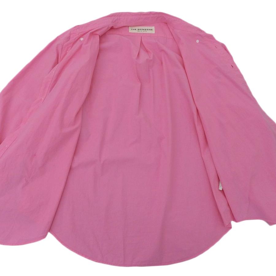 美品⁑ザシンゾーン　DADDY SHIRT ピンク　RS オーバーサイズシャツ 美品 THE SHINZONE ザシンゾーン コットン DADDY シャツ オーバー