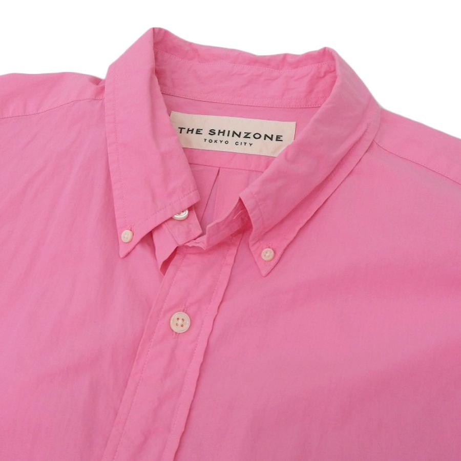 美品⁑ザシンゾーン　DADDY SHIRT ピンク　RS オーバーサイズシャツ 美品 THE SHINZONE ザシンゾーン コットン DADDY シャツ オーバー