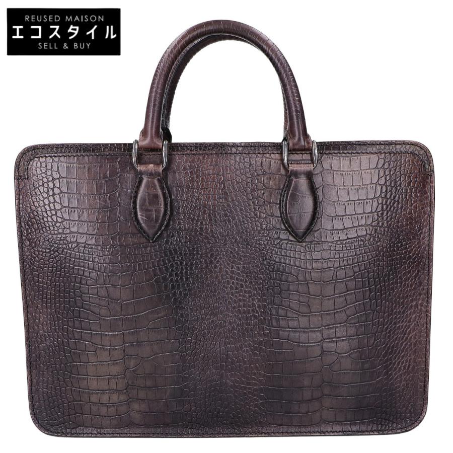 BERLUTI ベルルッティ オルガ期 型押し アンジュール スクリット裏地 