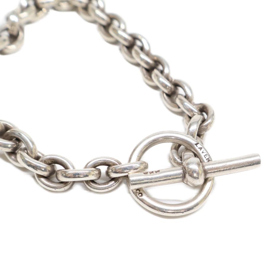 LAVER ラバー TAXCO 925 CABLE CHAIN T BAR チェーン ブレスレット