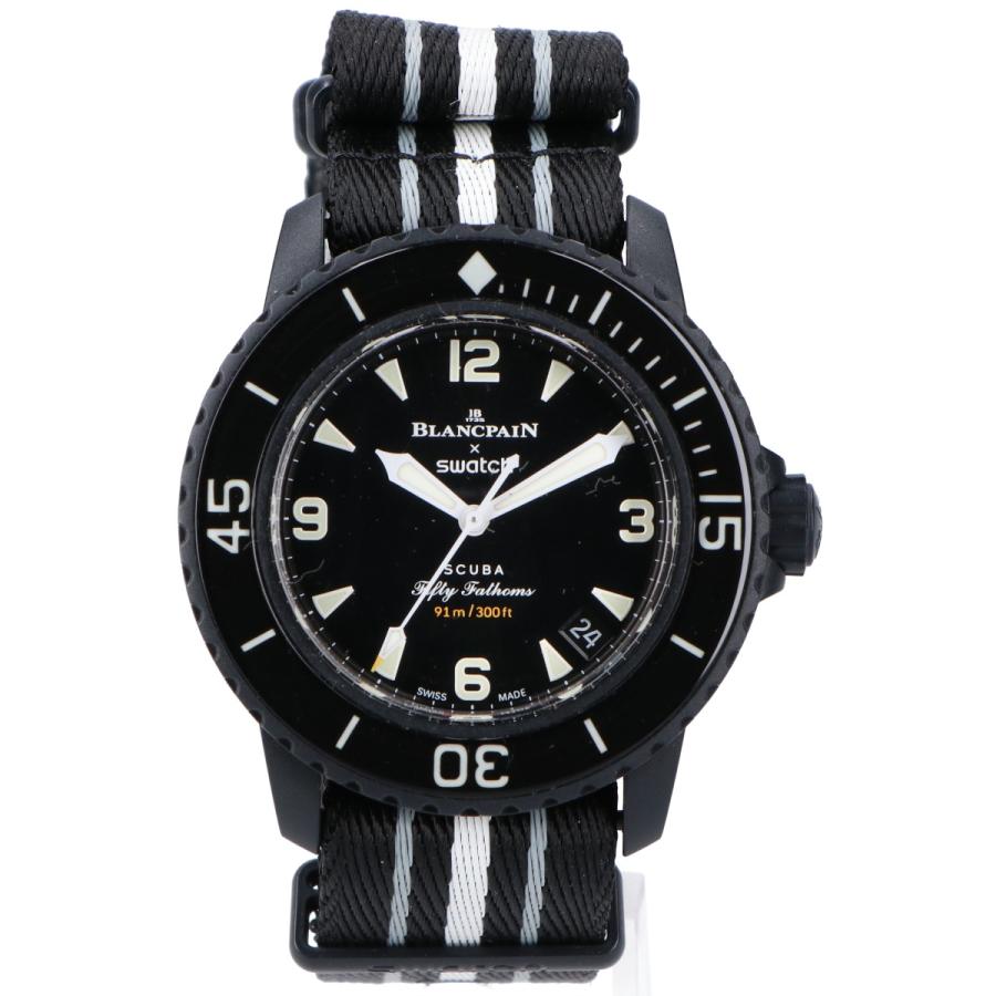 新品同様 Swatch スウォッチ x BLANCPAIN ブランパン S035B400