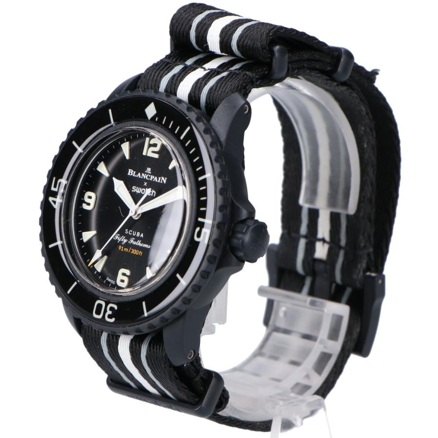新品同様 Swatch スウォッチ x BLANCPAIN ブランパン S035B400