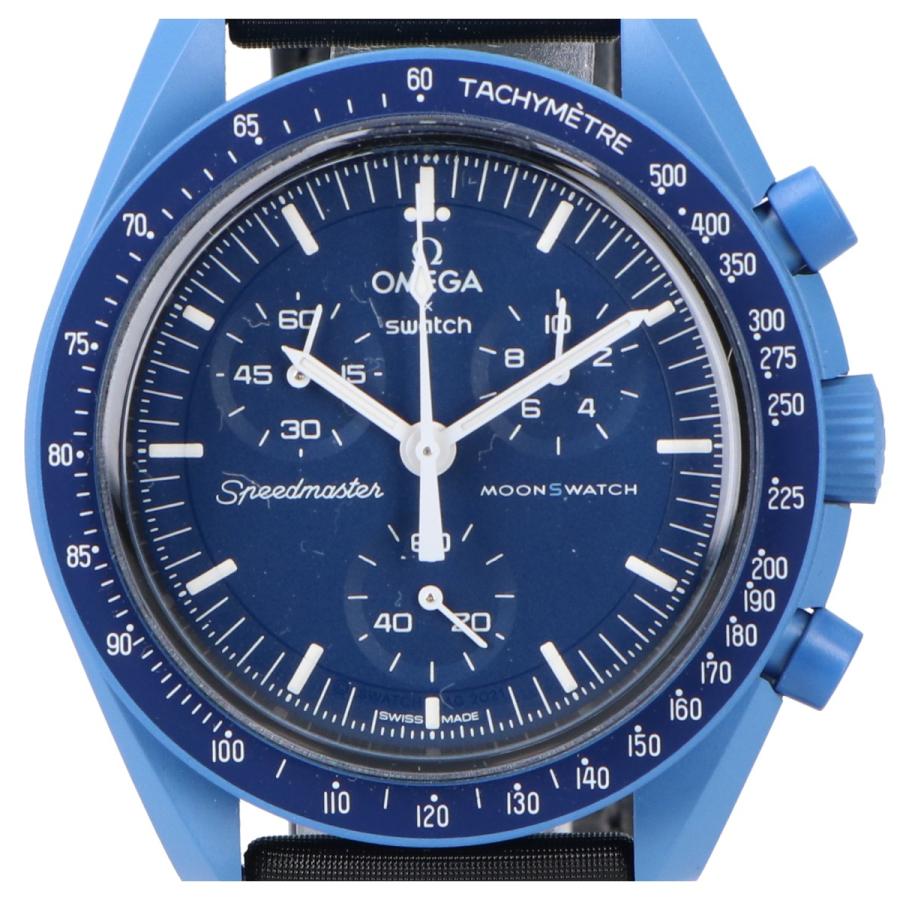 美品 Swatch スウォッチ x OMEGA オメガ SO33N100 BIOCERAMIC