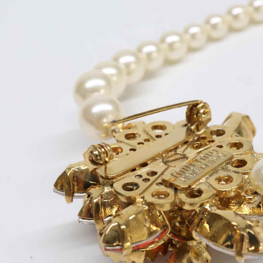 miu 新品同様 MIUMIU ミュウミュウ 5AJG75 2AHS F0011 ビジュー miu 新品同様 MIUMIU ミュウミュウ 5AJG75 2AHS F0011 ビジュー