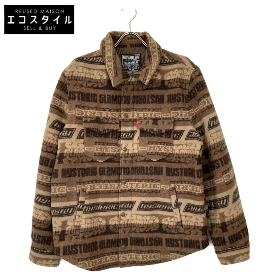 HYSTERIC GLAMOUR ヒステリックグラマー 02233AB13 ブラウン STRIPE柄 