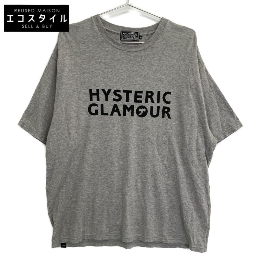 HYSTERIC GLAMOUR / Tシャツ/L/コットン/BLK/プリント/02223CT12 美品/ HYSTERIC GLAMOUR ヒステリックグラマー 02223CT12 ロゴ