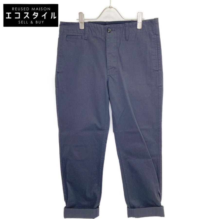 NIGEL CABOURN ナイジェルケーボン ネイビー NARROW CHINO PANT 34