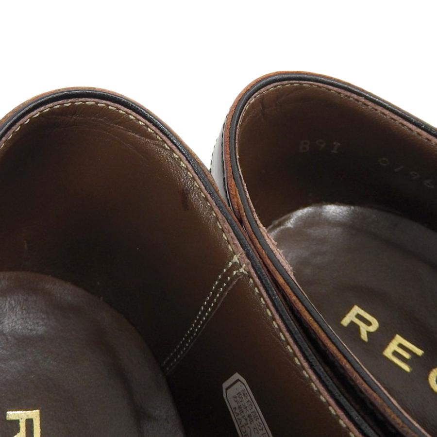 REGAL（リーガル） 美品 Vチップシューズ メンズ ブラウン 24 1/2EE