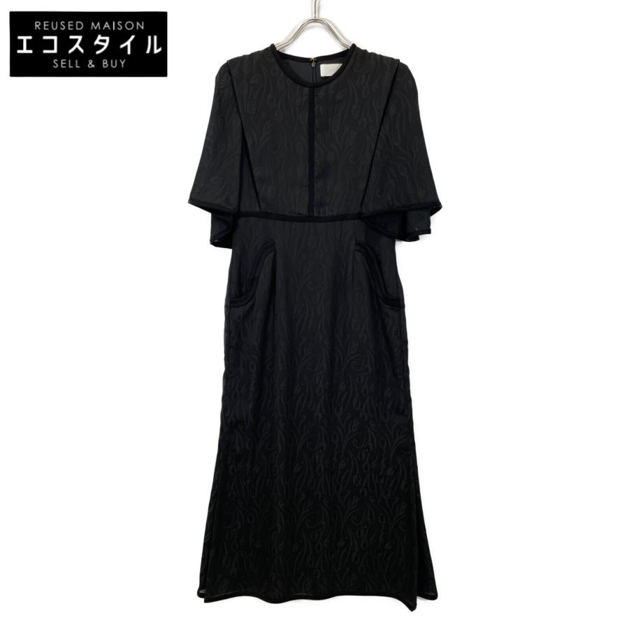 Mame Kurogouchi マメクロゴウチ ブラック MM21SS-DR017 Tulip Mame Kurogouchi マメクロゴウチ ブラック MM21SS-DR017 Tulip