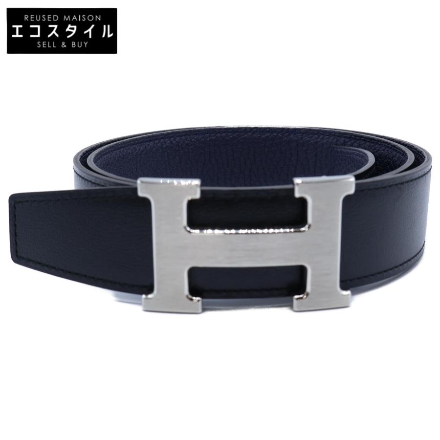 美品 HERMES エルメス コンスタンス シルバー金具 D刻印 リバーシブル  