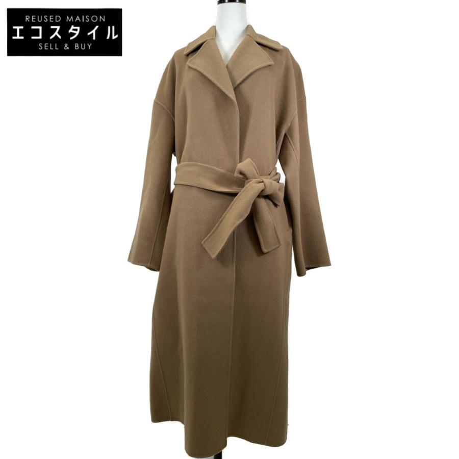 N.O.R.C ノーク ブラウン ウールリバービックカラーコート 2 コート