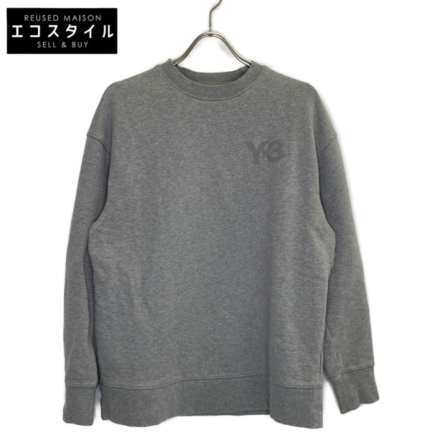 Y-3 ワイスリー グレー CLASSIC CHEST LOGO スウェット トレーナー XS 