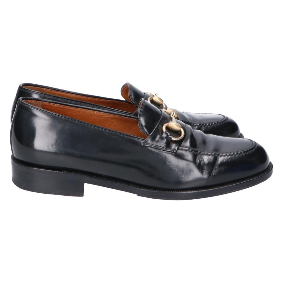 GUCCI グッチ 110-0214 ガラスレザー セミスクエアトゥ ビット GUCCI グッチ 110-0214 ガラスレザー セミスクエアトゥ ビット