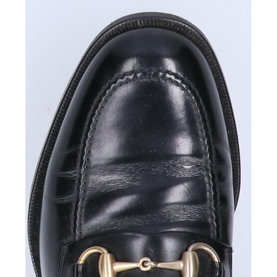 GUCCI グッチ 110-0214 ガラスレザー セミスクエアトゥ ビット GUCCI グッチ 110-0214 ガラスレザー セミスクエアトゥ ビット