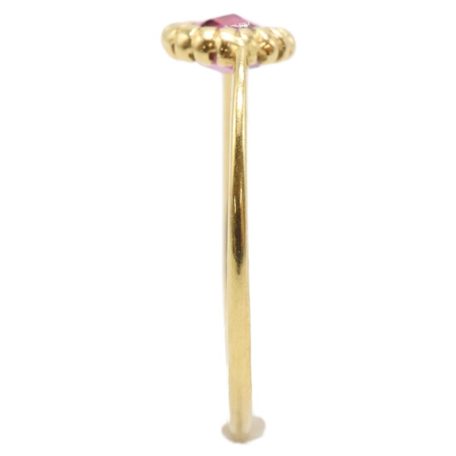美品 Shaesby シェイスビー 18K ストーン フラワー リング・指輪 