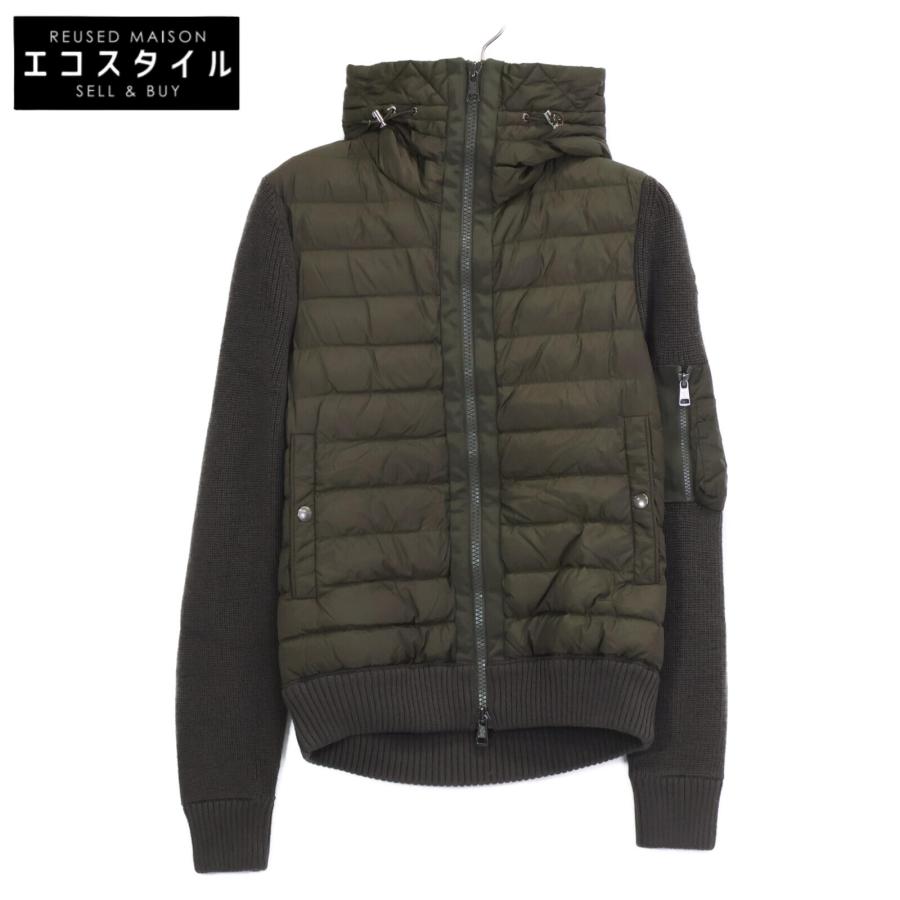 美品 MONCLER モンクレール CARDIGAN TRICOT ニット切替 MONCLER - モンクレール CARDIGAN TRICOT ニット切替ダウン