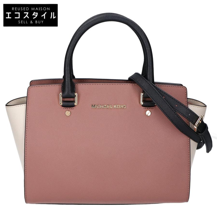 MICHAEL KORS 美品/ マイケルコース セルマ ミディアム 2WAYショルダー 