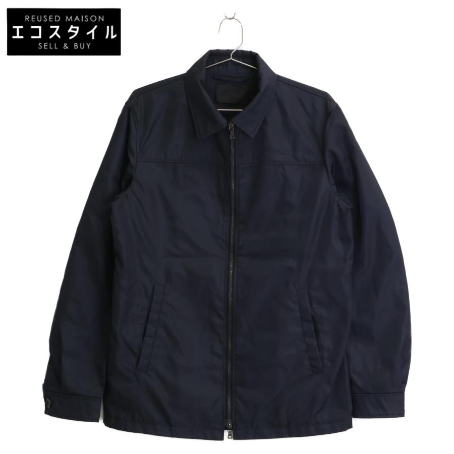 PRADA プラダ 11年 ネイビー DNA436 ナイロン ジップ ブルゾン PRADA プラダ 11年 ネイビー DNA436 ナイロン ジップ ブルゾン