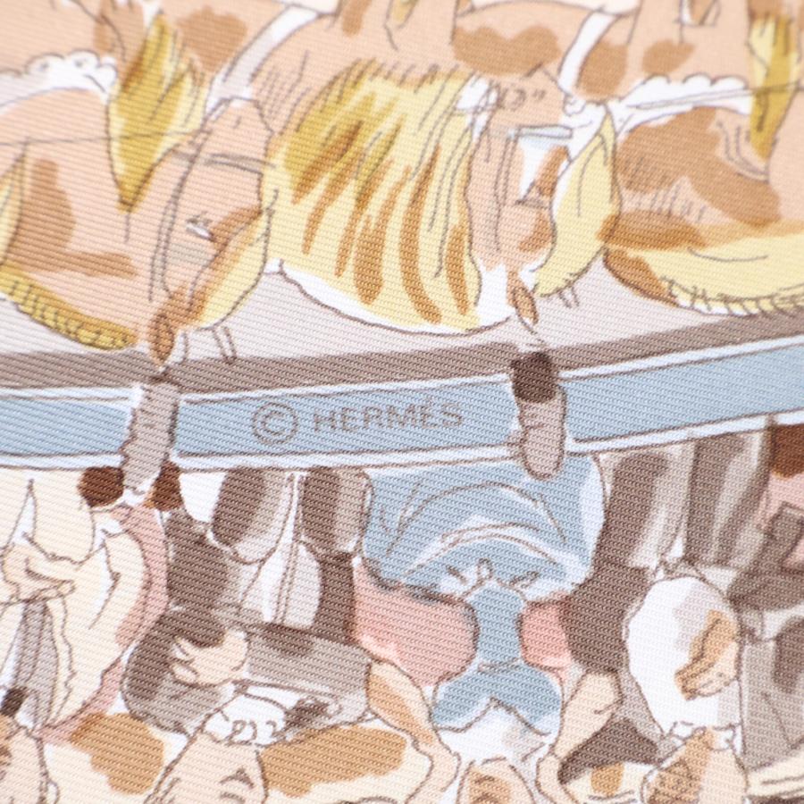 美品/ HERMES エルメス CIRQUE MOLIER モリエサーカス カレ90 シルク