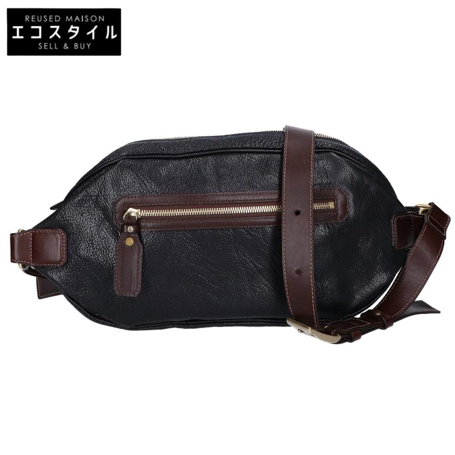 土屋鞄　アルマス　バッファローボディバッグ　アーバンネイビー 土屋鞄アルマスバッファローボディバッグアーバンネイビー