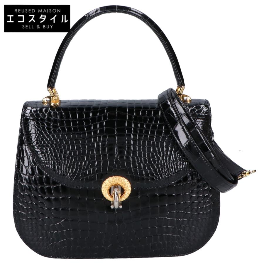 JRA認定CROLX /ナイルクロコダイル、ハンドバッグ、2way JRA認定CROLX /ナイルクロコダイル、ハンドバッグ、2way 未使用JRA認定