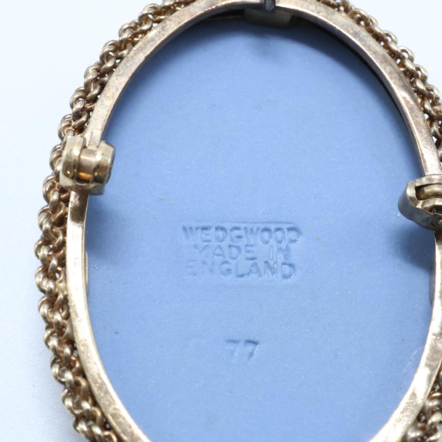 Wedgwood ウェッジウッドK9375刻印 カメオ ブローチ