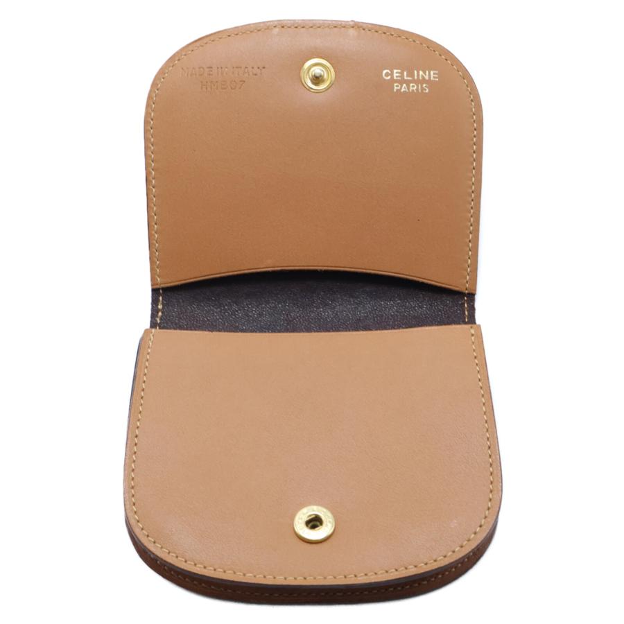 CELINE 美品 セリーヌ マカダム柄 コインケース ブラウン CELINE 美品 セリーヌ マカダム柄 コインケース ブラウン